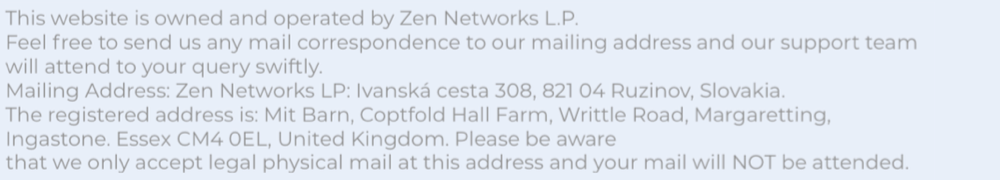 address
